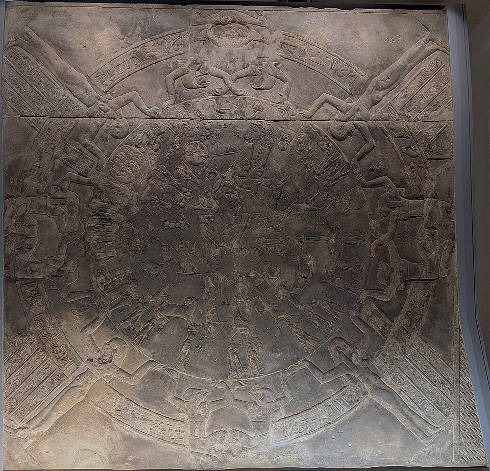 The Dendera Zodiac: sky map, temple ceiling and careful limits
